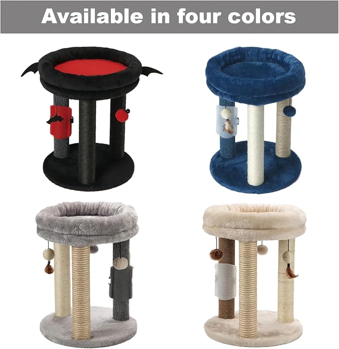 MECOOL 4in1 Small Cat Tree, Scratching Post - Image 8