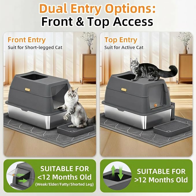 Stainless Steel Litter Box - Image 4