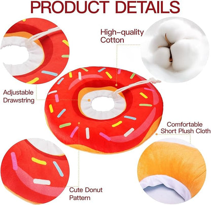 Cat Cone Collar Soft, Cute Cat Donut Collar After Surgery, Adjustable Kitten - Image 5
