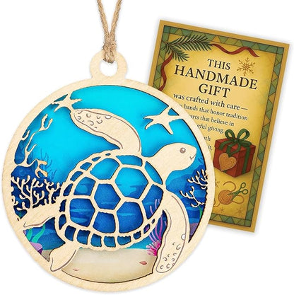 Sea Turtle Ornament, Turtle Ornament 2025, Unique Turtle Gifts - Image 2