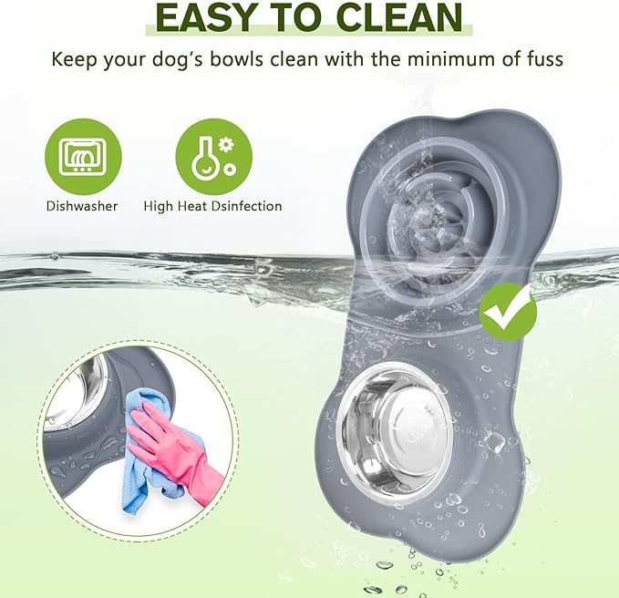 Pecute Slow Feeder Dog Bowls to Slow Down Eating, Dog Bowl Slow Feeder - Image 6