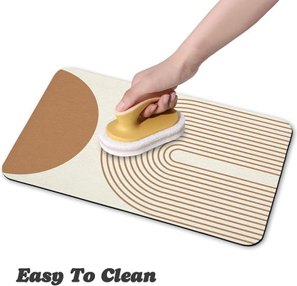 Dog Food Mats for Floors Waterproof, Cat Water Bowl Mats Pet Feeding Absorbent - Image 4
