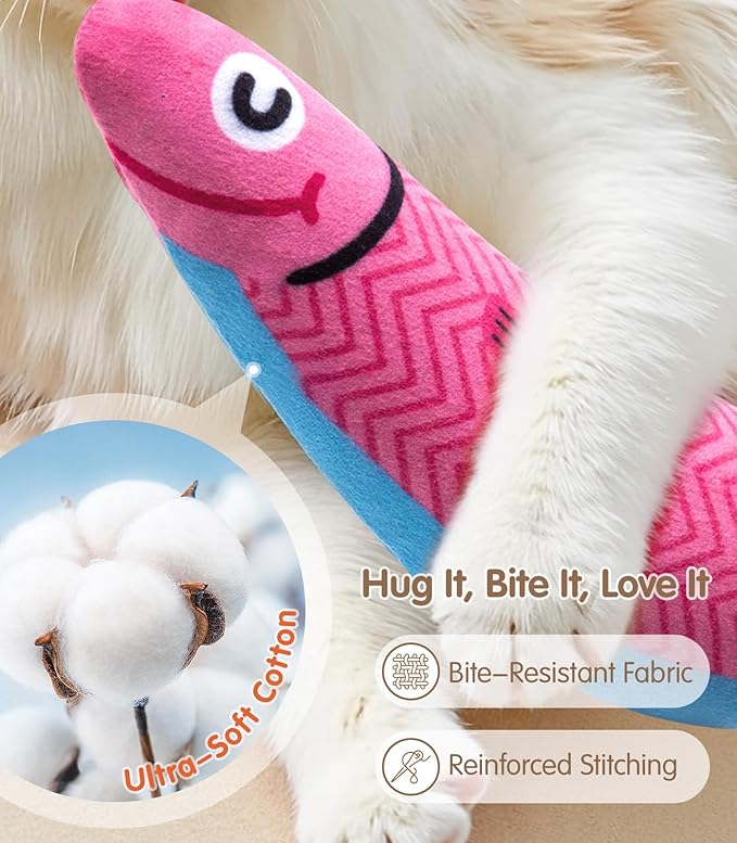 PetBusy Cat Toys with Interactive Soft Chew Kicker Cat Toys - Image 6