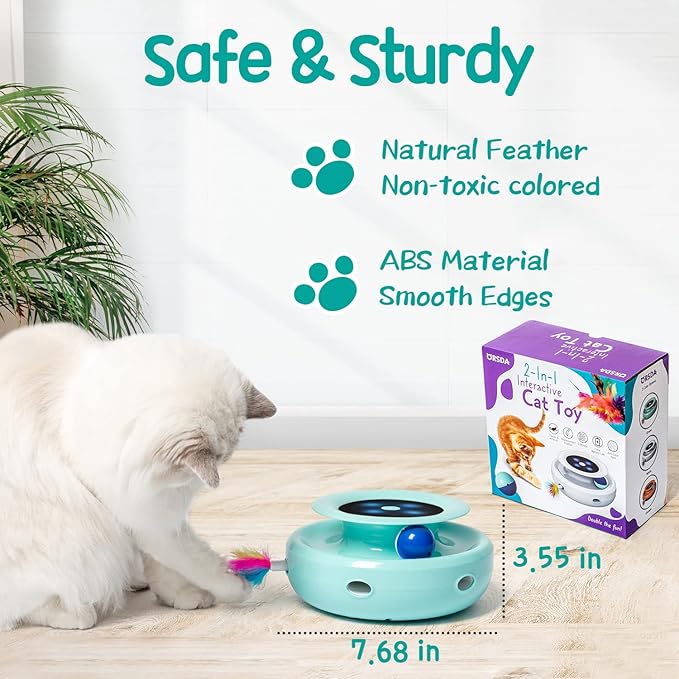 ORSDA Cat Toys 2-in-1 Interactive Cat Toys - Image 3