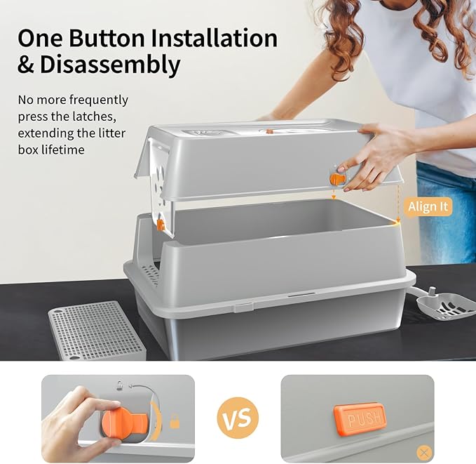 Stainless Steel Cat Litter Box - Image 3