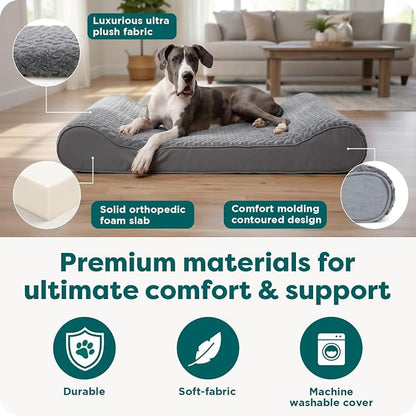 Furhaven Orthopedic Dog Bed for Large Dogs w/ Removable Washable Cover - Image 5
