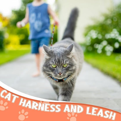 2 Pack Cat Harness and Leash Set, Escape Proof Adjustable Kitten Harness - Image 6