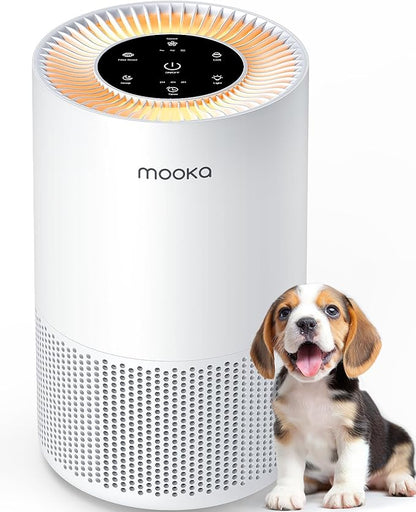 Air Purifiers for Home Large Rooms up to 1200ft², MOOKA H13 True HEPA Air by MOOKA