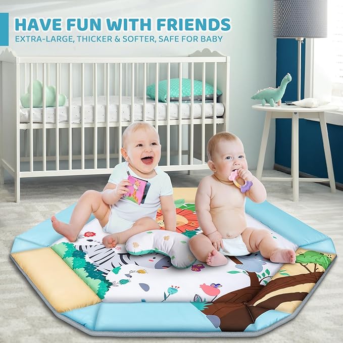 Baby Gym Play Mat, 8-in-1 Tummy Time Mat & Ball Pit - Image 4