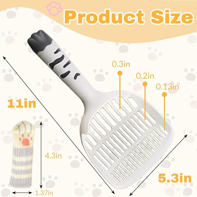 Cat Scooper for Litter Box, Cat Litter Scoop, Kitty Litter Scoop, Cat and Dog - Image 2