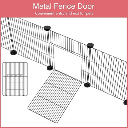20 Panels Small Animal Playpen, C&C Cage - Image 4