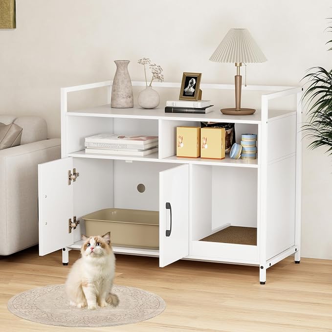 Giantex Cat Litter Box Enclosure - Image 9