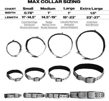 PetiFine Dog Collar for Large Dogs, Neoprene Padded and Adjustable, Reflective - Image 6