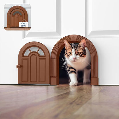 Purrfect Portal Meow Manor® Cat Door Interior Door by PurrfectPortal
