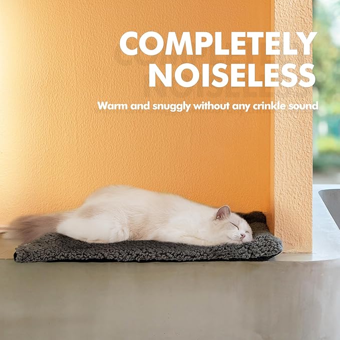 Self Warming Cat Bed Self Heating Cat Dog Mat 29.1 x 18.9 inch Extra Warm - Image 2