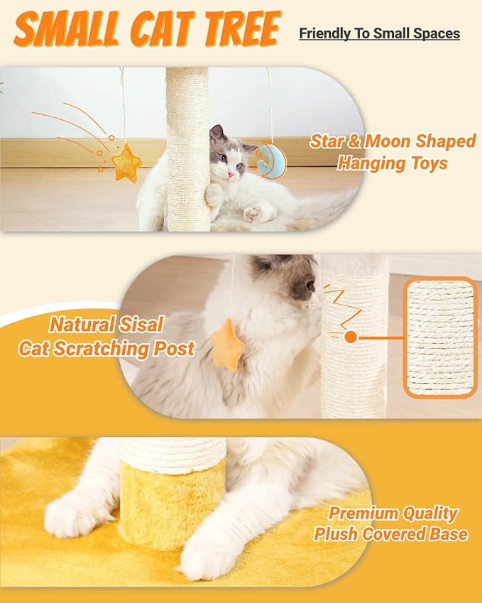 Happi N Pets Cloud Cat Tree, Cat Scratching Post - Image 3