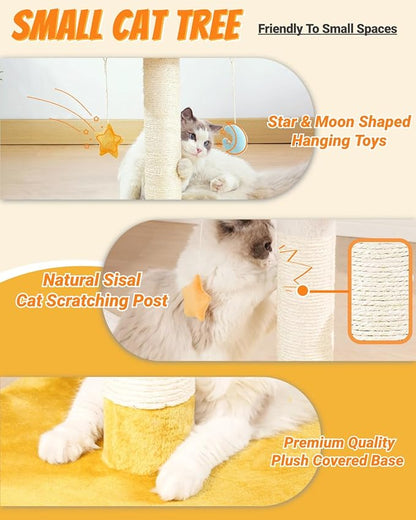 Happi N Pets Cloud Cat Tree, Cat Scratching Post - Image 3