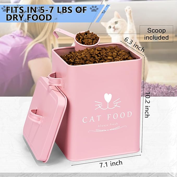 Meraki Home Cat Food Container and Treat Container - Image 3