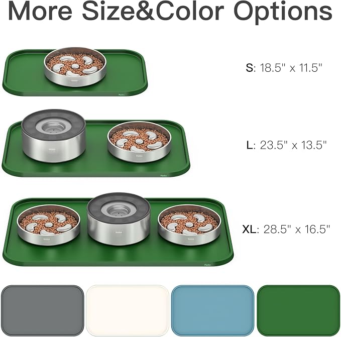 Pet Feeding Mat, Water-Proof Silicone Placement - Image 2