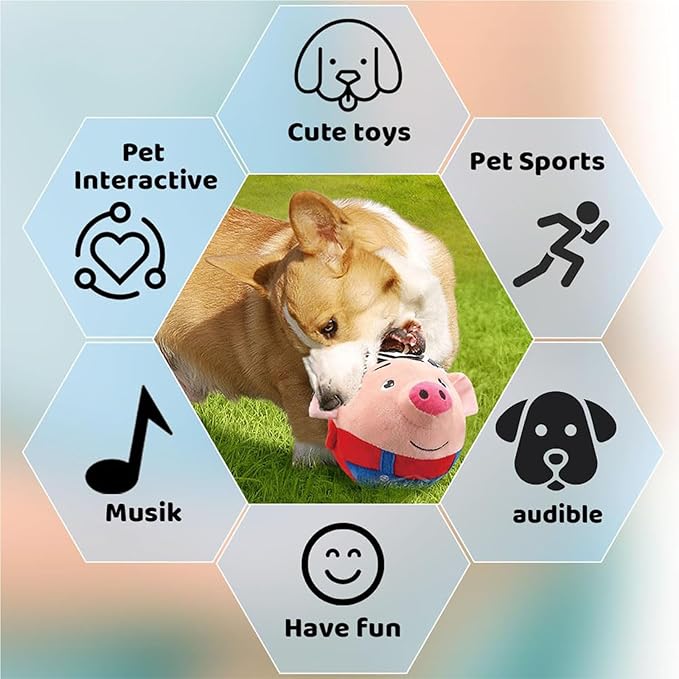 Interactive Dog Toys, Active Moving Pet Plush Toy - Image 6