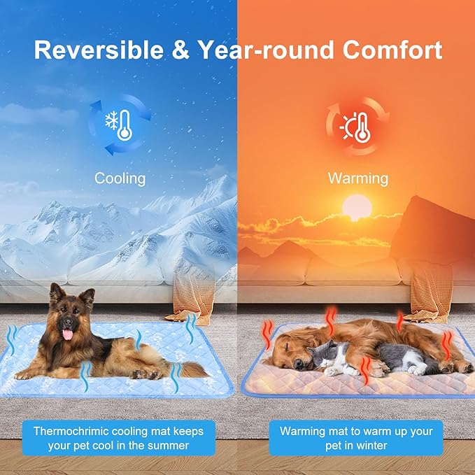 MH MYLUNE HOME Dog Cooling Mat 48x28 Inch - Image 7