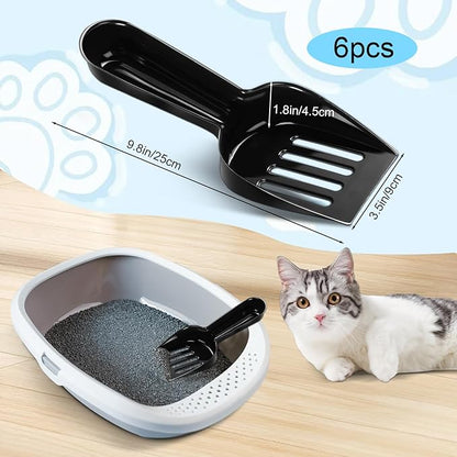 Bokon 6 Pack Disposable Cat Litter Scoop - Image 2