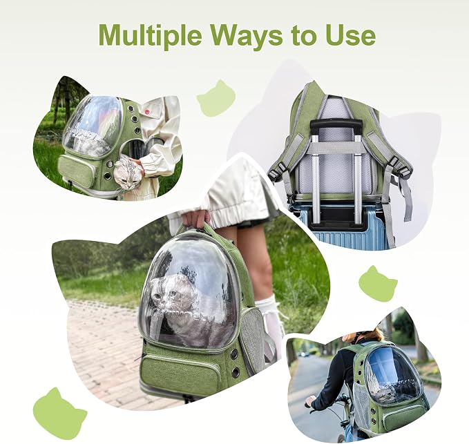 Expandable Cat Backpack, Cat Bubble Backpack Carrier - Image 9