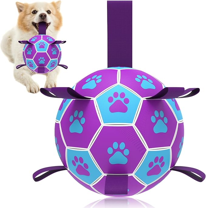 QDAN Dog Ropes Toys Soccer Ball by QDAN