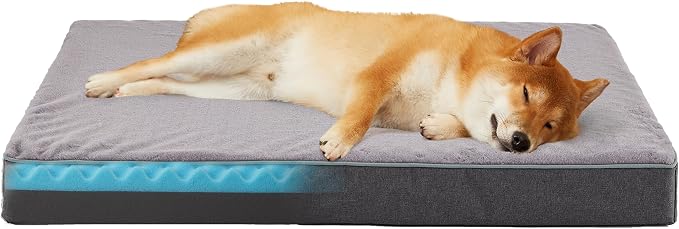 Memory Foam Large Dog Bed, Cooling Dog Beds by WATANIYAPET