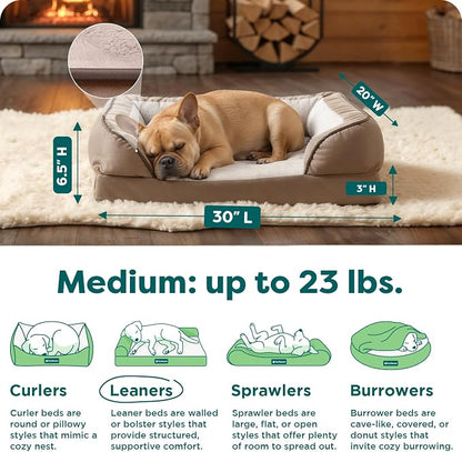 FurHaven Orthopedic Dog Bed for Medium Dogs, Perfect Comfort Sofa - Image 3