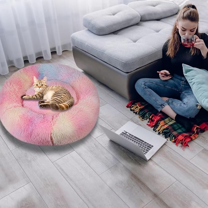 Cat Beds for Indoor Cats, 20 Inch Dog Bed for Small Melium Large Dogs, - Image 7
