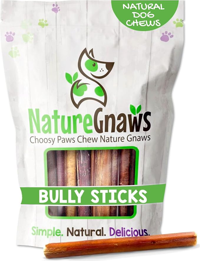 Nature Gnaws Bully Sticks for Dogs 5-6" by NatureGnaws