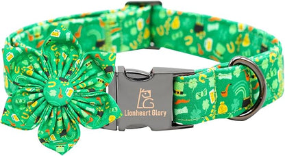 Lionheart glory St. Patrick's Day Dog Collar by LionheartGlory