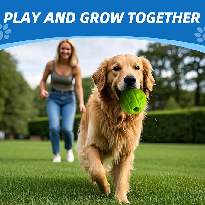 Dog Toys Ball, Interactive Dog Ball, No Paint, Gibbering Sound - Image 3