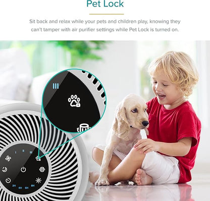 LEVOIT Air Purifier for Pets, Large Rooms, and Bedrooms, HEPA Sleep Mode - Image 9