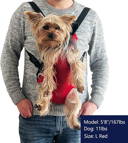 Leconpet Pet Carrier Backpack, Legs Out Adjustable Pet Front Cat Dog Carrier - Image 4