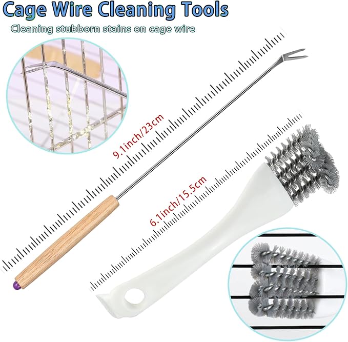 6pcs Set Bird Cage Cleaner Kit - Image 2
