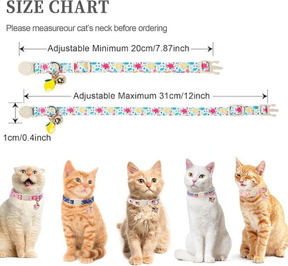 Unique style paws 2 Pack Spring Summer Kitten Collar Breakaway - Image 4