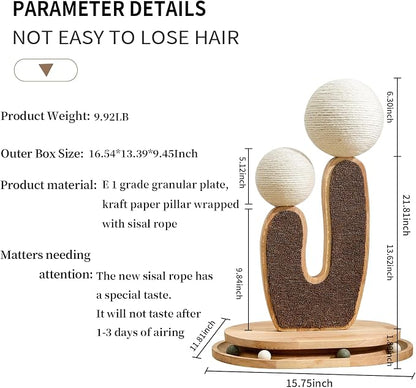 Cactus-Shaped Cat Scratching Post - Image 7