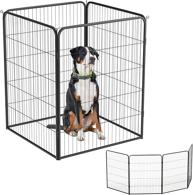 BestPet | Dog Playpen Extender | 40 Inch, 4 Panels | Heavy Duty Metal Pet by BestPet
