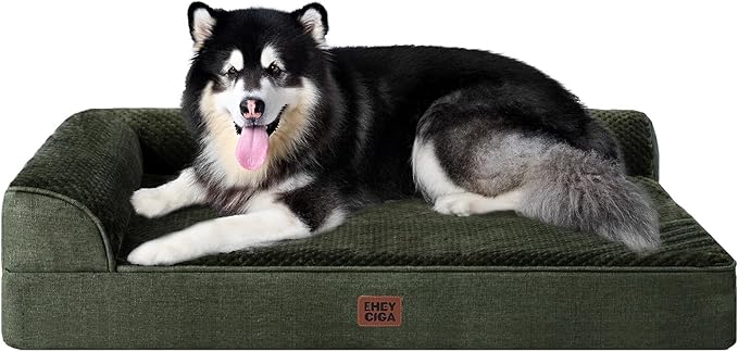 EHEYCIGA XXL Dog Bed Memory Foam, Orthopedic Giant Dog Bed Jumbo by EHEYCIGA