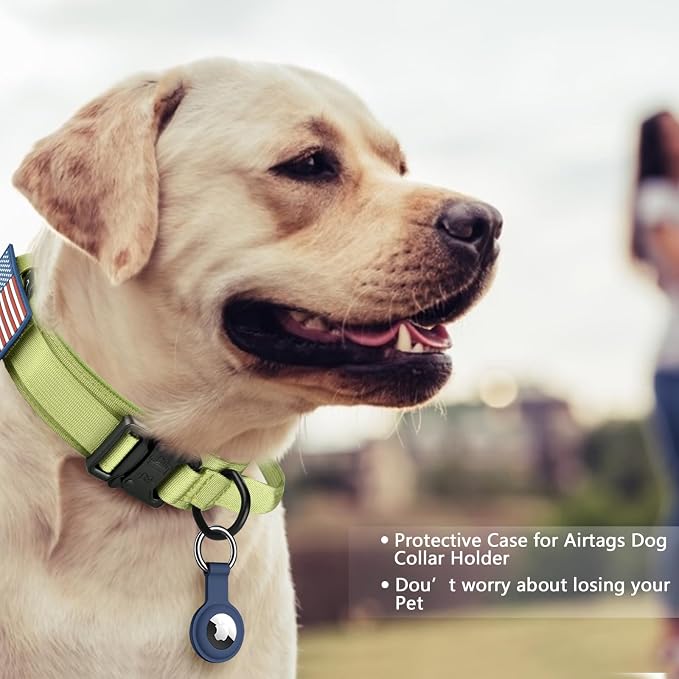 DAGANXI Tactical Dog Collar, Adjustable Military Training Nylon Dog Collar - Image 2