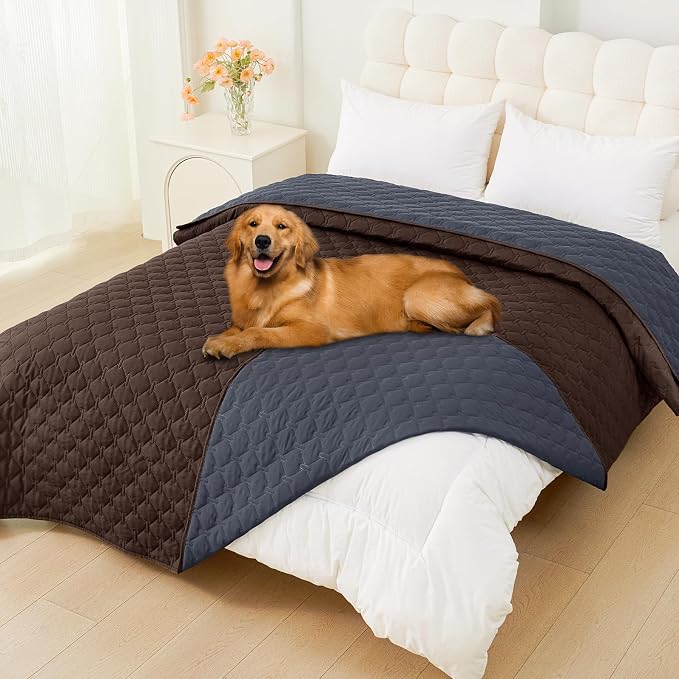 Smiry Waterproof Dog Bed Cover Blanket, Soft Reversible Pet Blanket, Washable by Smiry