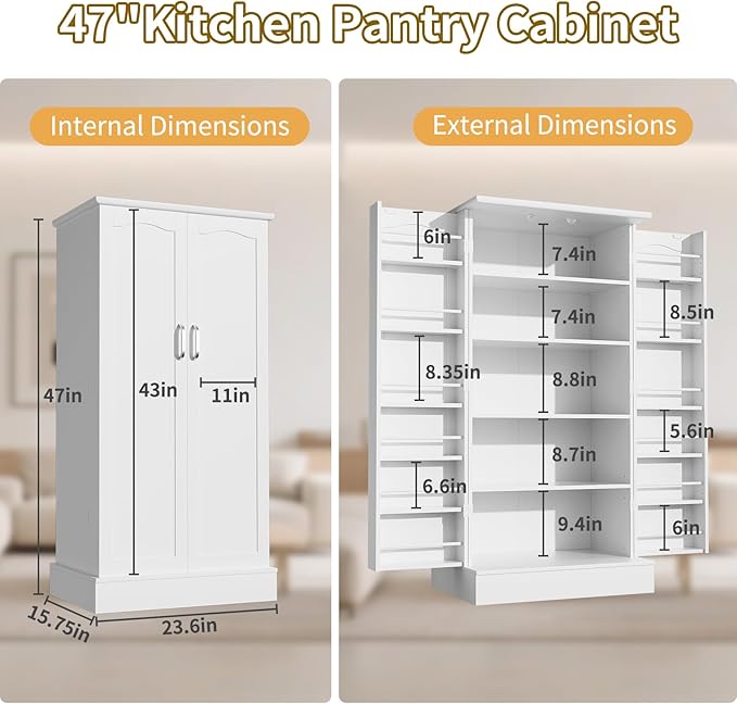 47" Dog Food Storage Cabinet - Image 2