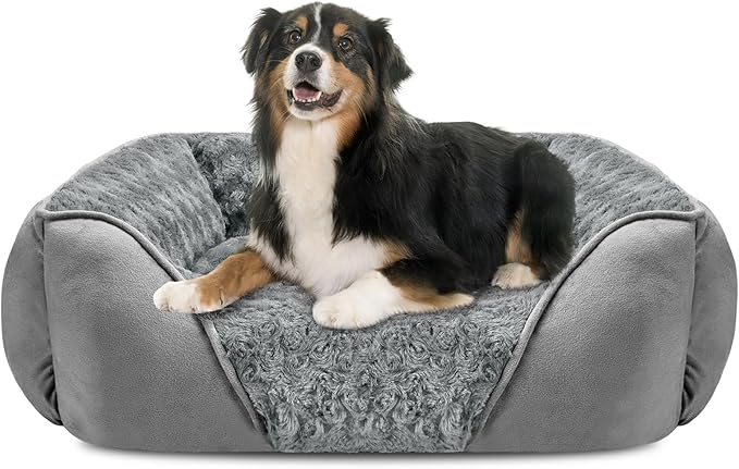 INVENHO X-Large Dog Bed Rectangle Washable Orthopedic Soft Calming Sleeping by INVENHO