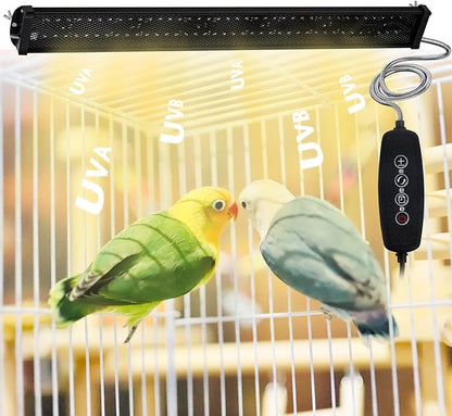 Bird Light for Cage, Full Spectrum LED Birdcage Lighting, Bird Lamp by Unknown
