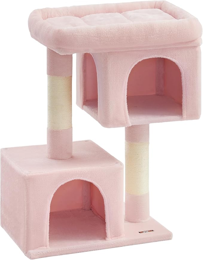 Feandrea Cat Tree, 40.6-Inch Cat Tower, Plush Condo - Image 9
