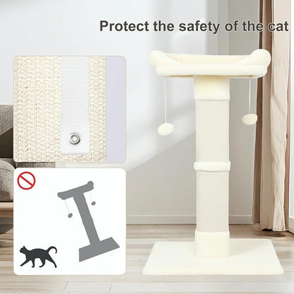 34" Cat Scratching Post for Indoor Cats, Sisal Cat Scratcher - Image 7