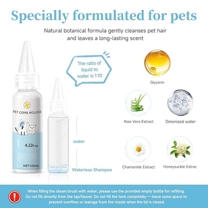 Pet Steam Brush for Dog & Cat - Image 3