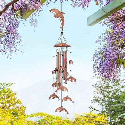 Dolphin Wind Chimes for Outside, Dolphin Gifts for Women/Men/Sympathy - Image 6